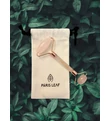 Kép 1/2 - Rózsakvarc Arcmasszírozó Roller Paris Leaf 