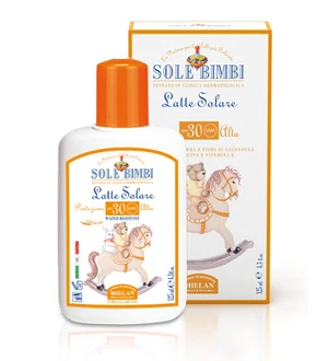 Bio naptej gyerekeknek SPF30+ fizikai UV szűrővel 125 ml - Helan - Sole Bimbi