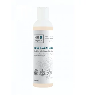 Rose & Acai Micella Kétfázisú Micellás Smink-, és Arclemosó 200 ml - Nagora Rose & Acai Micella Kétfázisú Micellás Smink-, és Arclemosó 200 ml - Nagora