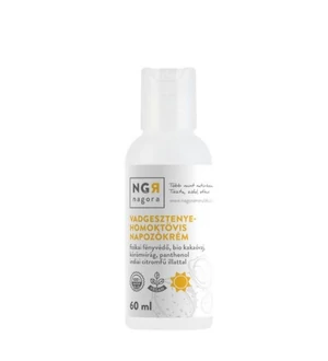 Vadgesztenye-homoktövis napozókrém fizikai fényvédővel 60 ml - Nagora