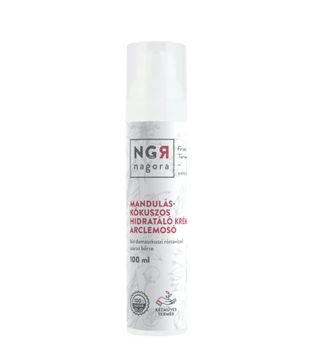 Mandulás-kókuszos hidratáló krémes arclemosó száraz bőrre 100 ml - Nagora