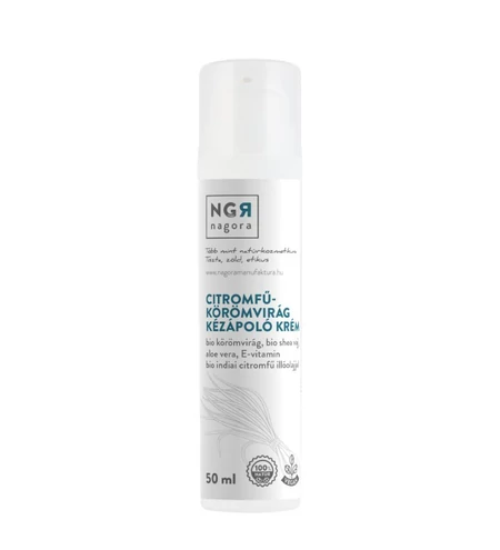 Citromfű-körömvirág kézápoló krém 50 ml - Nagora