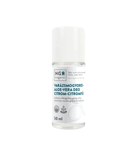 Varázsmogyoró-aloe-vera golyós deo, citrom-citromfű 50 ml - Nagora