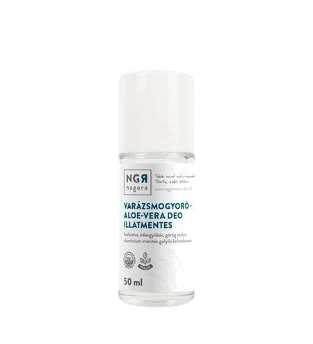 Varázsmogyoró-aloe-vera golyós deo, illatmantes 50 ml - Nagora