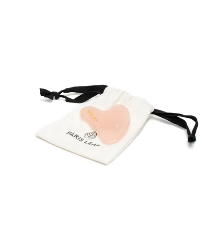 Gua Sha Rózsakvarc Masszázskő Paris Leaf